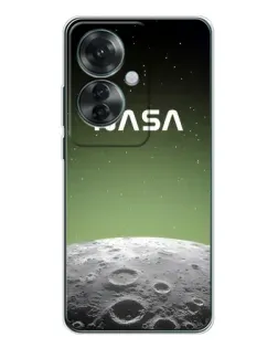 Чехол для OPPO Reno 11F с картинкой «NASA — лунный градиент» Чехол для OPPO Reno 11F с картинкой «NASA — лунный градиент»