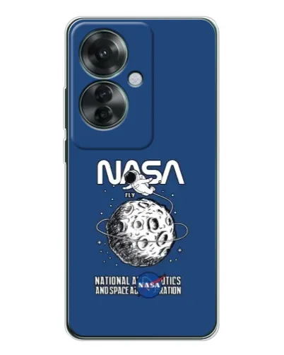 Чехол для OPPO Reno 11F с картинкой «NASA — лунная миссия» Чехол для OPPO Reno 11F с картинкой «NASA — лунная миссия»