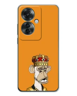 Чохол для OPPO Reno 11F з картинкою «Золота мавпа Bored Ape»