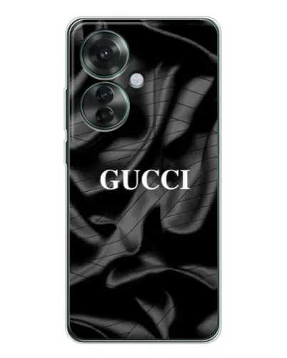 Чехол для OPPO Reno 11F с картинкой «Gucci — шелковые волны»