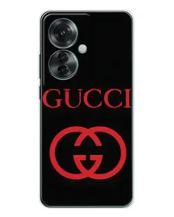 Чохол для OPPO Reno 11F з картинкою «Gucci — червоний логотип» Чохол для OPPO Reno 11F з картинкою «Gucci — червоний логотип»