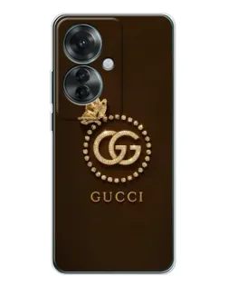 Чохол для OPPO Reno 11F з картинкою «Gucci — золотий метелик» Чохол для OPPO Reno 11F з картинкою «Gucci — золотий метелик»