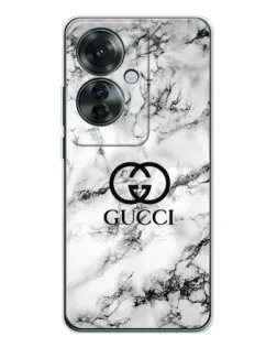 Чохол для OPPO Reno 11F з картинкою «Gucci — мармуровий шик» Чохол для OPPO Reno 11F з картинкою «Gucci — мармуровий шик»