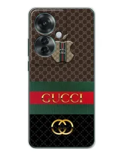 Чохол для OPPO Reno 11F з картинкою «Gucci — брендований десерт» Чохол для OPPO Reno 11F з картинкою «Gucci — брендований десерт»