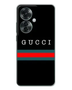 Чохол для OPPO Reno 11F з картинкою «Gucci — червоний пояс» Чохол для OPPO Reno 11F з картинкою «Gucci — червоний пояс»