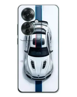 Чохол для OPPO Reno 11F з картинкою «Вид зверху — BMW M» Чохол для OPPO Reno 11F з картинкою «Вид зверху — BMW M»