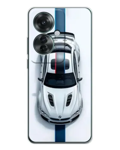 Чехол для OPPO Reno 11F с картинкой «Вид сверху — BMW M»