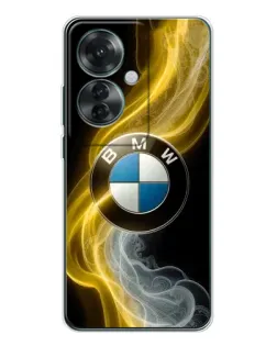 Чохол для OPPO Reno 11F з картинкою «Золотистий дим BMW» Чохол для OPPO Reno 11F з картинкою «Золотистий дим BMW»