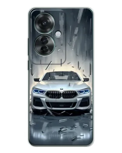 Чехол для OPPO Reno 11F с картинкой «BMW в свете фар»