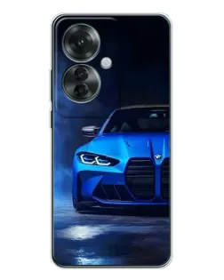 Чохол для OPPO Reno 11F з картинкою «Блакитна BMW M4» Чохол для OPPO Reno 11F з картинкою «Блакитна BMW M4»