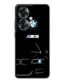 Чохол для OPPO Reno 11F з картинкою «Мінімалістичний принт BMW M3» Чохол для OPPO Reno 11F з картинкою «Мінімалістичний принт BMW M3»