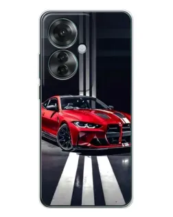 Чохол для OPPO Reno 11F з картинкою «Червона BMW на дорозі» Чохол для OPPO Reno 11F з картинкою «Червона BMW на дорозі»