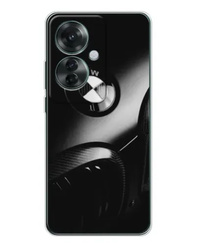 Чехол для OPPO Reno 11F с картинкой «Эмблема BMW — макро»
