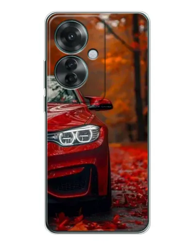 Чехол для OPPO Reno 11F с картинкой «Осенняя BMW M4»