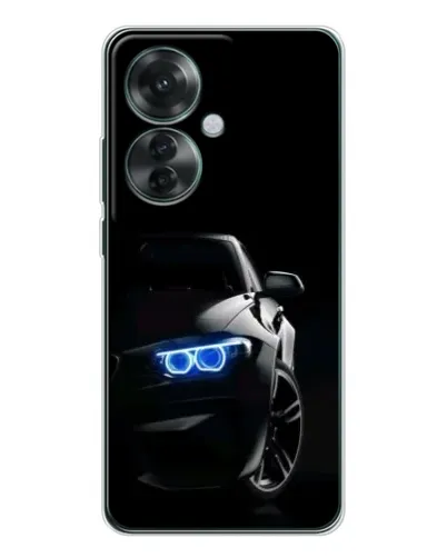 Чехол для OPPO Reno 11F с картинкой «BMW — ночной взгляд» Чехол для OPPO Reno 11F с картинкой «BMW — ночной взгляд»