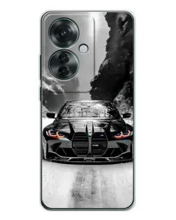 Чохол для OPPO Reno 11F з картинкою «BMW — акварельний дрифт» Чохол для OPPO Reno 11F з картинкою «BMW — акварельний дрифт»