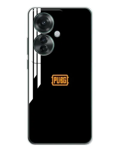 Чехол для OPPO Reno 11F с картинкой «PUBG — вертикальные линии»