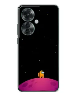 Чехол для OPPO Reno 11F с картинкой «Одинокий герой на планете» Чехол для OPPO Reno 11F с картинкой «Одинокий герой на планете»