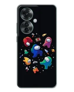Чехол для OPPO Reno 11F с картинкой «Among Us космос» Чехол для OPPO Reno 11F с картинкой «Among Us космос»
