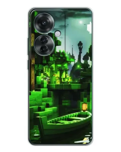 Чехол для OPPO Reno 11F с картинкой «Minecraft лесной пейзаж» Чехол для OPPO Reno 11F с картинкой «Minecraft лесной пейзаж»
