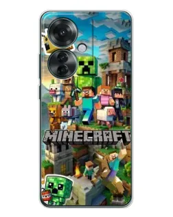 Чохол для OPPO Reno 11F з картинкою «Замок Minecraft»