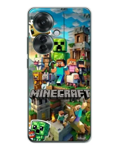 Чехол для OPPO Reno 11F с картинкой «Замок Minecraft» Чехол для OPPO Reno 11F с картинкой «Замок Minecraft»