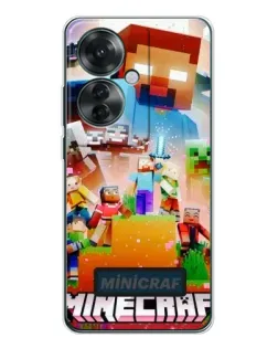 Чохол для OPPO Reno 11F з картинкою «Minecraft герої гри»