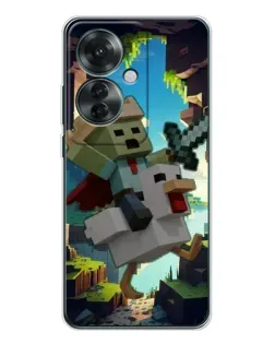 Чохол для OPPO Reno 11F з картинкою «Стів та гусь»