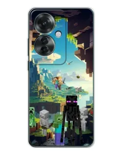 Чохол для OPPO Reno 11F з картинкою «Ендермен у лісі»