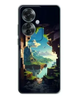 Чохол для OPPO Reno 11F з картинкою «Вид з печери»