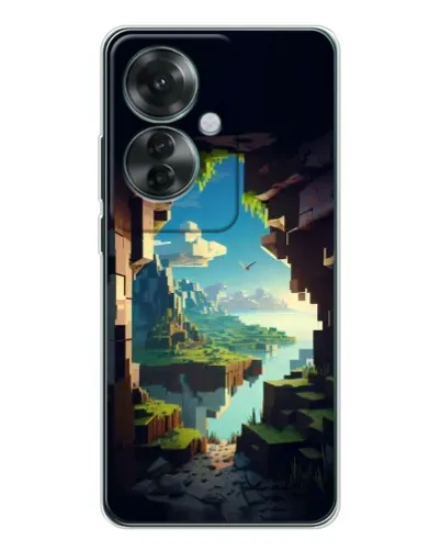 Чехол для OPPO Reno 11F с картинкой «Вид из пещеры» Чехол для OPPO Reno 11F с картинкой «Вид из пещеры»
