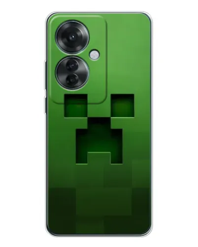 Чехол для OPPO Reno 11F с картинкой «Крипер микро-дизайн» Чехол для OPPO Reno 11F с картинкой «Крипер микро-дизайн»