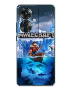 Чохол для OPPO Reno 11F з картинкою «Minecraft льодянийсвіт»