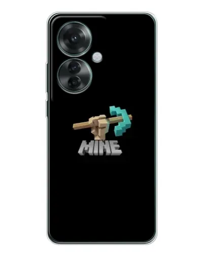 Чехол для OPPO Reno 11F с картинкой «Алмазная кирка» Чехол для OPPO Reno 11F с картинкой «Алмазная кирка»