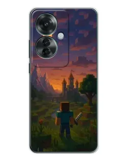 Чохол для OPPO Reno 11F з картинкою «Стів біля вежі»