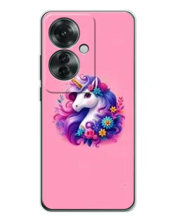 Чехол для OPPO Reno 11F с картинкой «Сказочный единорог»