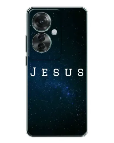 Чехол для OPPO Reno 11F с картинкой «Звездное небо Jesus»