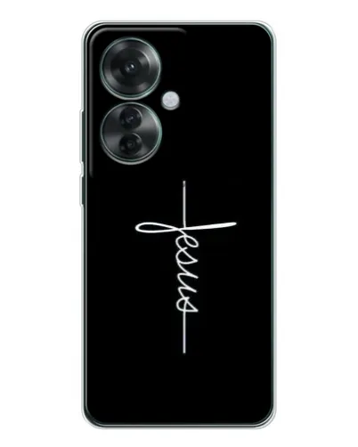 Чехол для OPPO Reno 11F с картинкой «Тонкая линия веры»