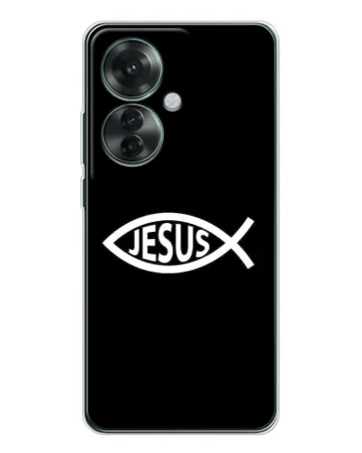Чехол для OPPO Reno 11F с картинкой «Классический Jesus»