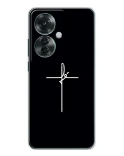 Чехол для OPPO Reno 11F с картинкой «Тонкий крест» Чехол для OPPO Reno 11F с картинкой «Тонкий крест»