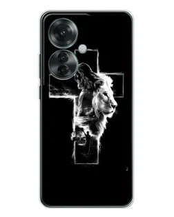 Чехол для OPPO Reno 11F с картинкой «Сияющий крест Jesus» Чехол для OPPO Reno 11F с картинкой «Сияющий крест Jesus»
