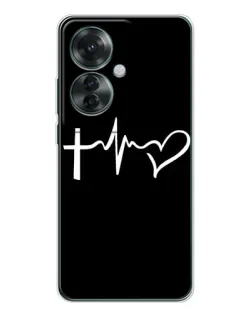 Чехол для OPPO Reno 11F с картинкой «Пульс веры» Чехол для OPPO Reno 11F с картинкой «Пульс веры»