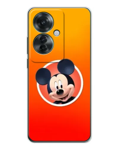 Чехол для OPPO Reno 11F с картинкой «Mickey в круге»