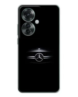 Чехол для OPPO Reno 11F с картинкой «Mercedes — абстрактные линии» Чехол для OPPO Reno 11F с картинкой «Mercedes — абстрактные линии»