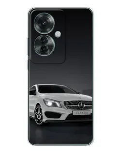Чехол для OPPO Reno 11F с картинкой «Mercedes AMG GT Silver» Чехол для OPPO Reno 11F с картинкой «Mercedes AMG GT Silver»