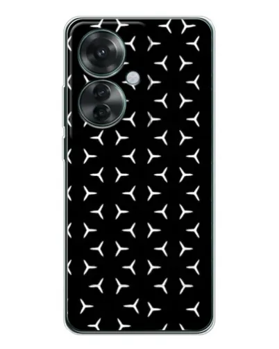 Чехол для OPPO Reno 11F с картинкой «Mercedes паттерн звезд» Чехол для OPPO Reno 11F с картинкой «Mercedes паттерн звезд»