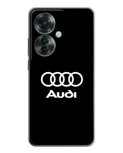 Чехол для OPPO Reno 11F с картинкой «Классическое лого Audi»
