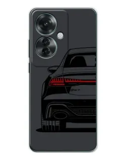 Чехол для OPPO Reno 11F с картинкой «Задняя часть Audi — арт»