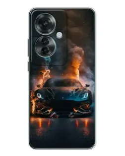 Чохол для OPPO Reno 11F з картинкою «Lamborghini димна естетика»