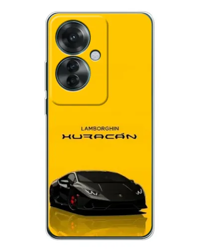 Чехол для OPPO Reno 11F с картинкой «Lamborghini Huracan черный» Чехол для OPPO Reno 11F с картинкой «Lamborghini Huracan черный»